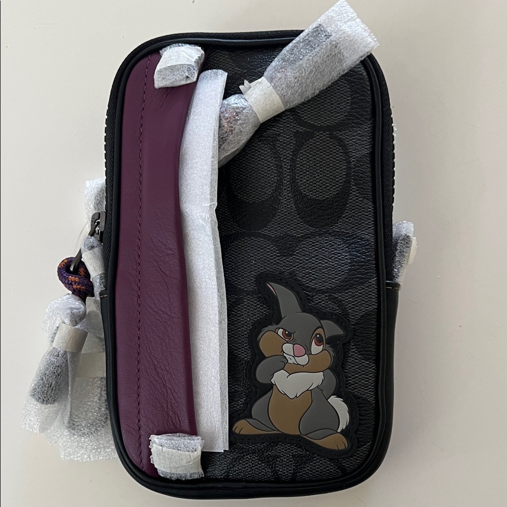 Disney X Coach Terrain Crossbody In Signature Canvas With Thumper